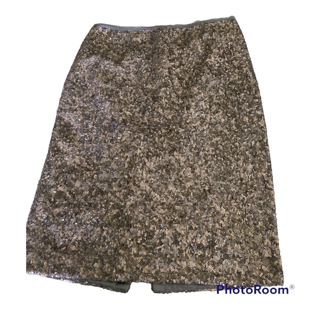 Zadig & Voltaire Joan silver sequined size 6 skirt